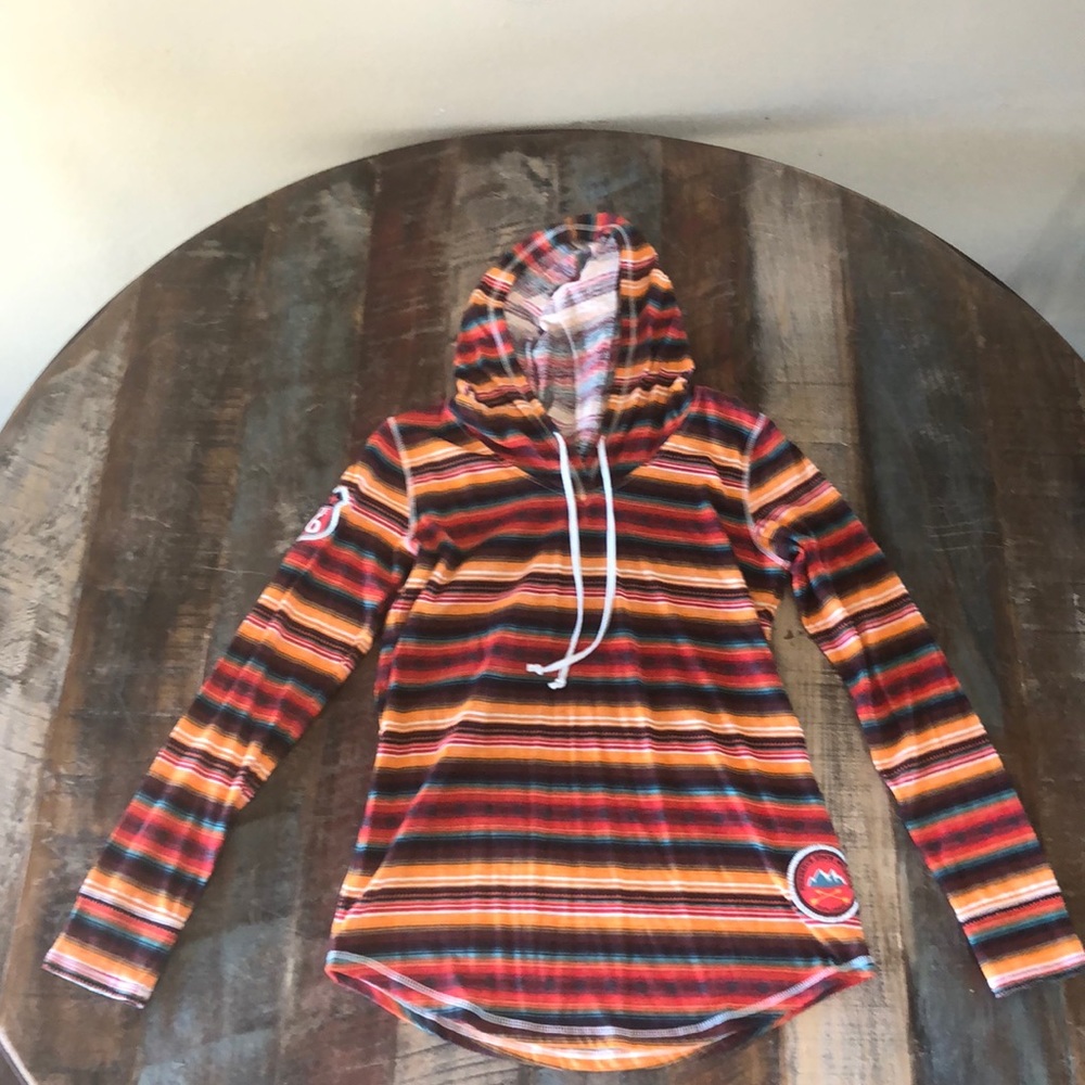 Panhandle Slim Sarape long sleeve hooded shirt